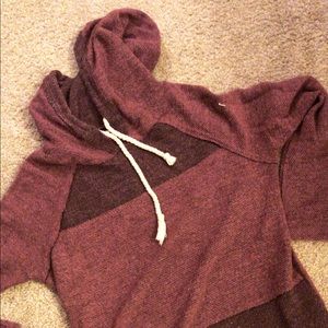 Women’s fashion purple sweatshirt